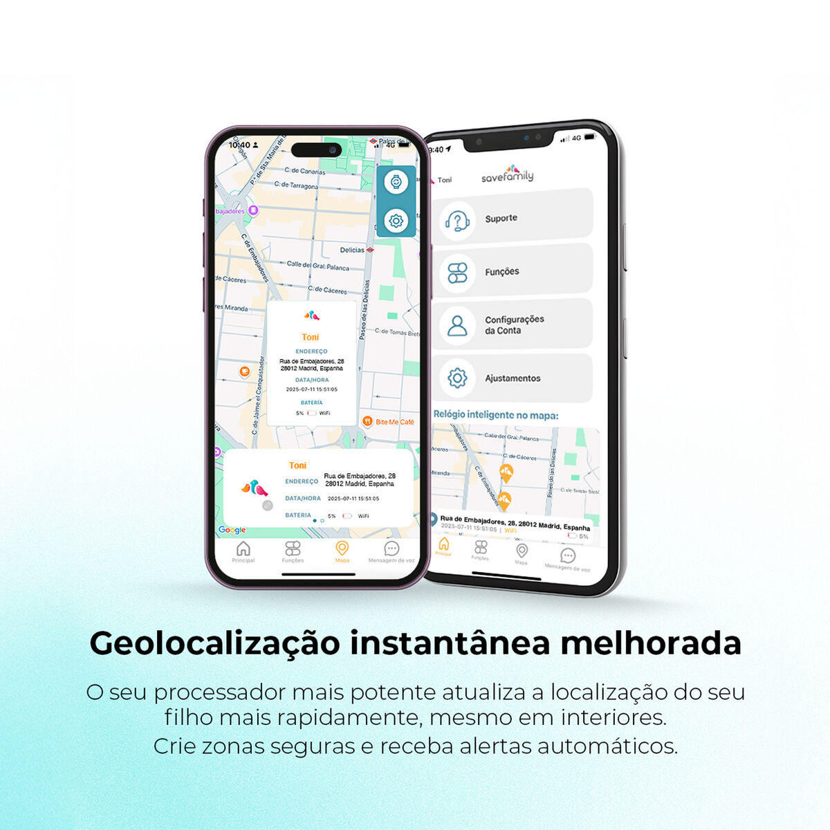 Bild von Smartwatch Save Family SW+2 N/SBB 1,44” Black