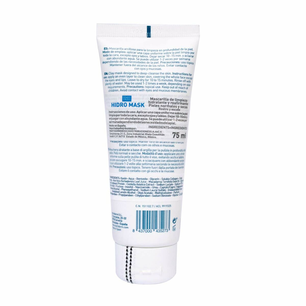 Hydraterend Masker Martiderm 1472-35273 75 ml