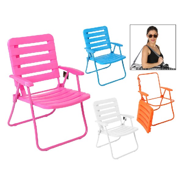 Beach Chair PVC Steel (60 x...