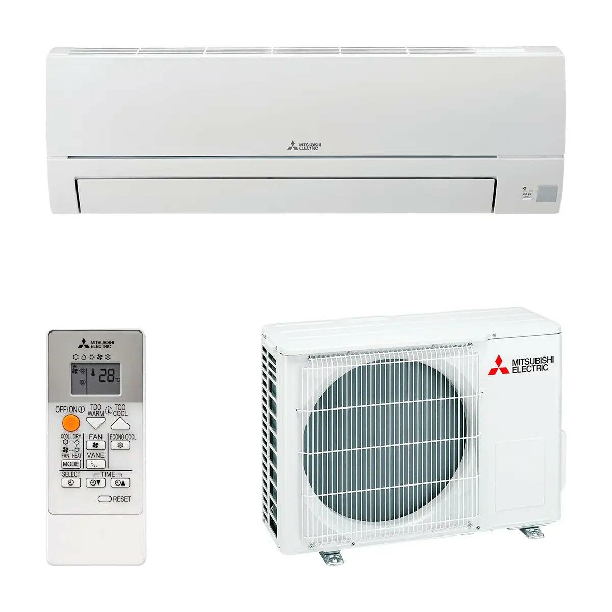 Κλιματιστικό Mitsubishi Electric MSZHR35VFK 2924F A++ Λευκό A++ 3400 W 3700 W 2924 fg/h 2924 kcal/h-3096 kcal/h