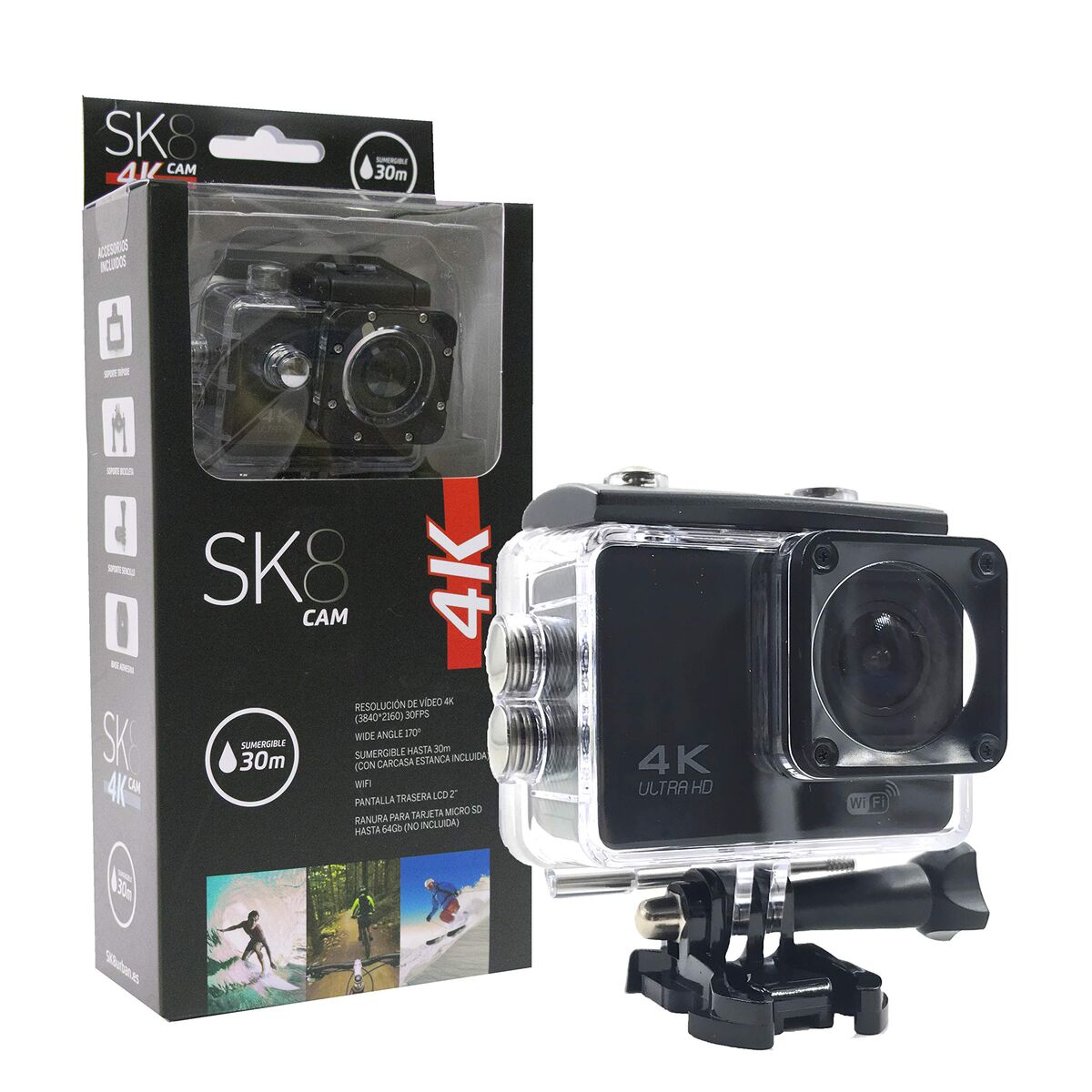 Sporto kameros ir priedai