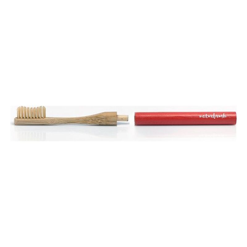 Toothbrush Headless Naturbrush Red (1 Piece)