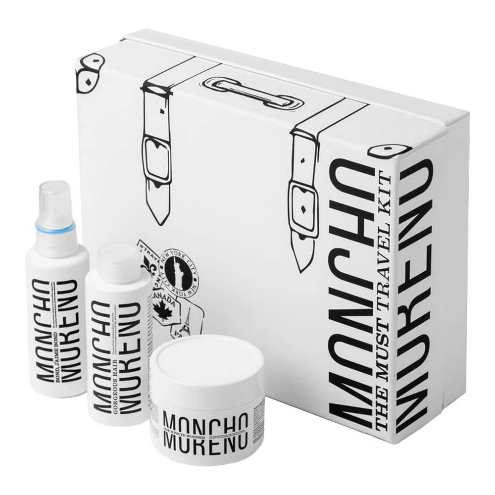 Assortiment pour cheveux Moncho Moreno The Must Travel Kit (3 pcs)