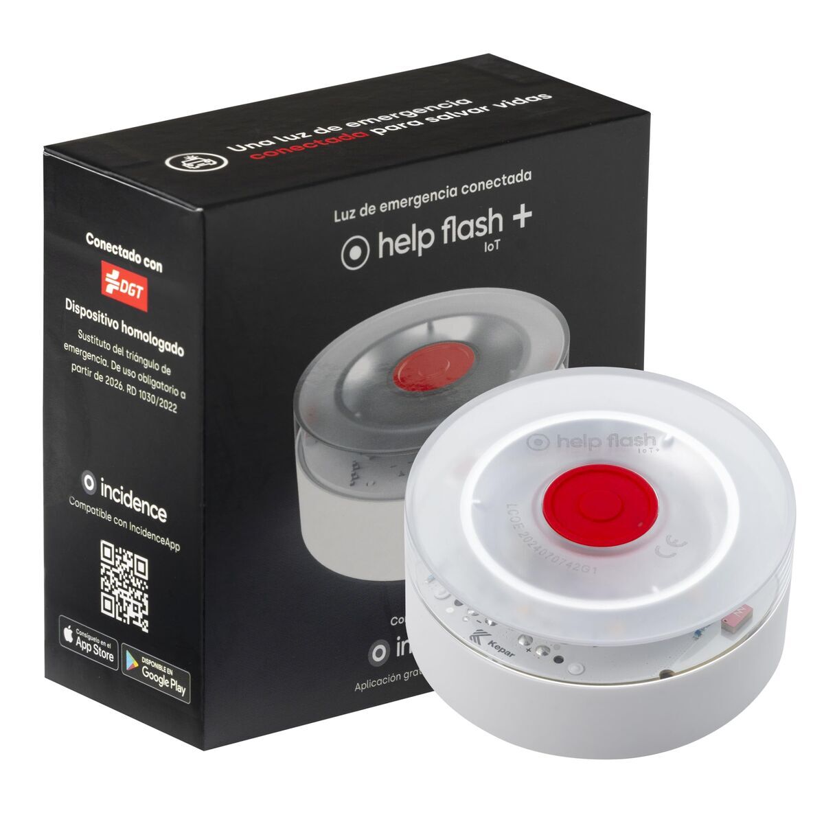 Picture of V16 Emergency Beacon connected DGT 3.0 Help-Flash PD-000081