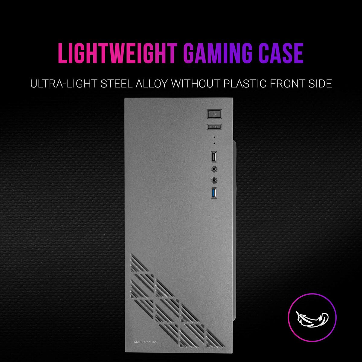 Picture of ATX Semi-tower Box Mars Gaming MC100 Black