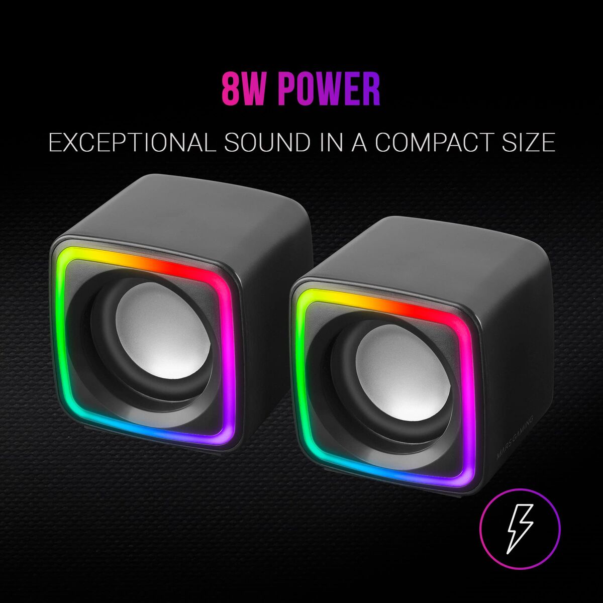 Bild von PC Speakers Mars Gaming MSCUBE Black 4 W