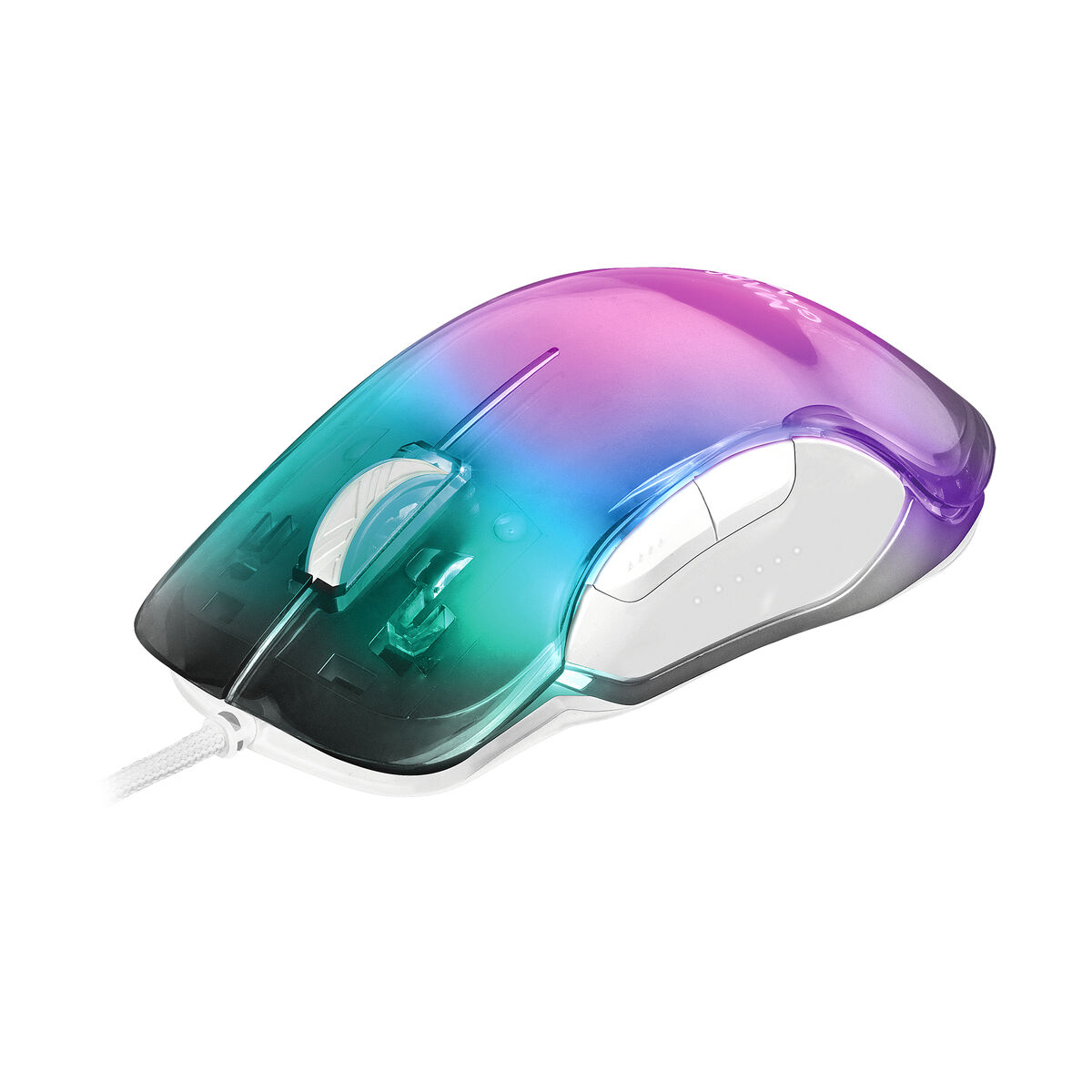Afbeeldingen van Mouse Mars Gaming MMGLOWW 12800 dpi White 12800 dpi