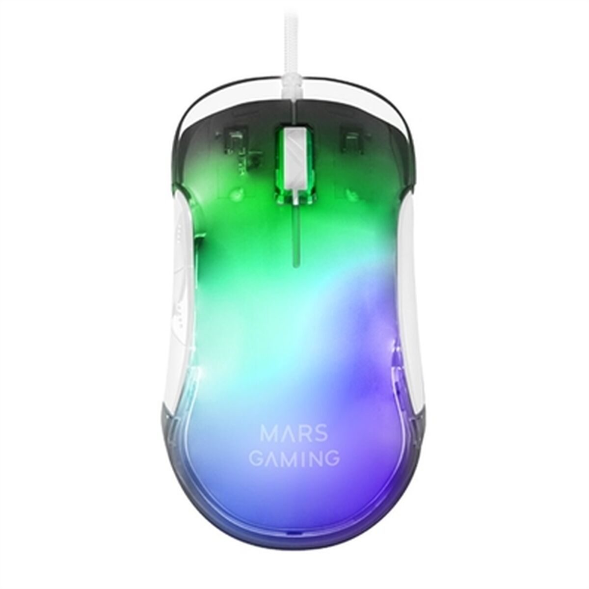 Afbeeldingen van Mouse Mars Gaming MMGLOWW 12800 dpi White 12800 dpi