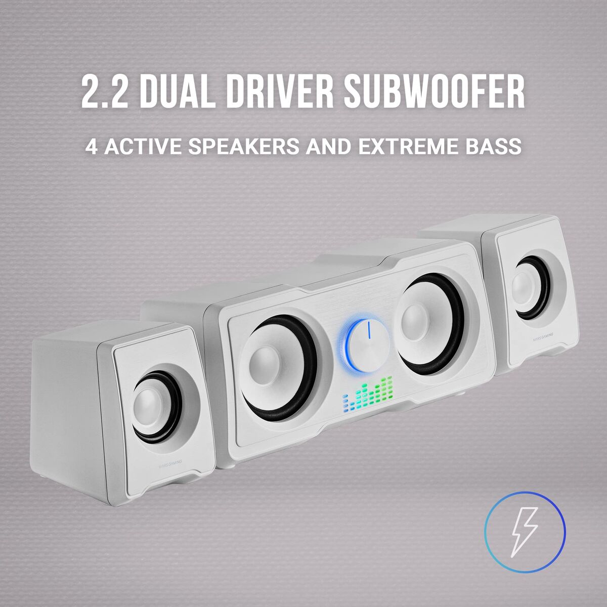 Bild von PC Speakers Mars Gaming MS22 White 35 W 4 W