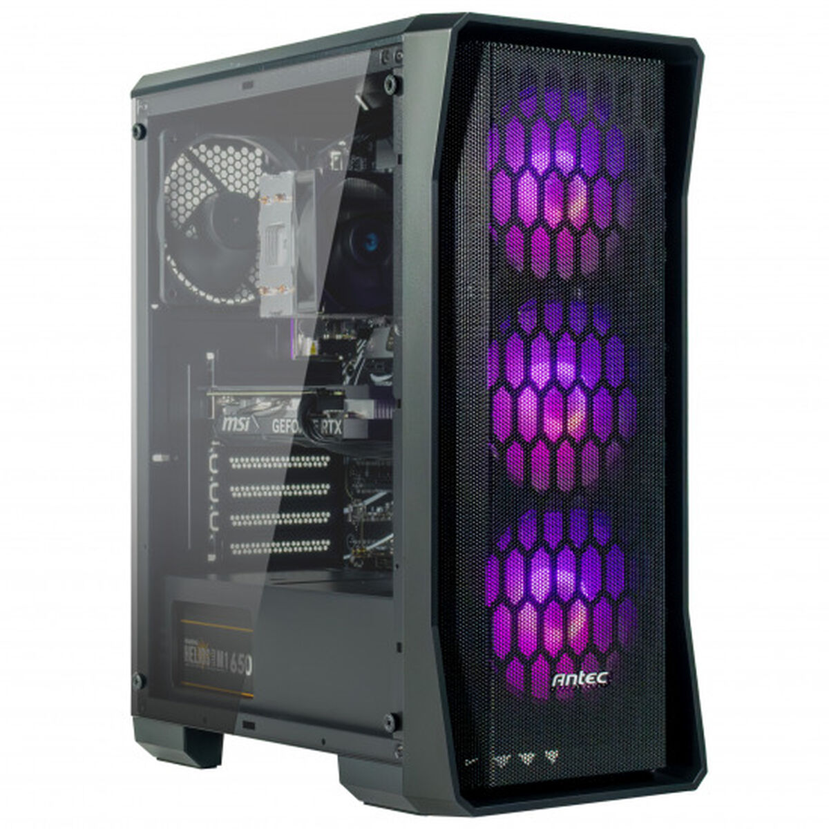 CoolPC WOLF Stationær PC - i7-12700KF, 16 GB RAM, 1 TB SSD, NVIDIA GeForce RTX 4060 Ti