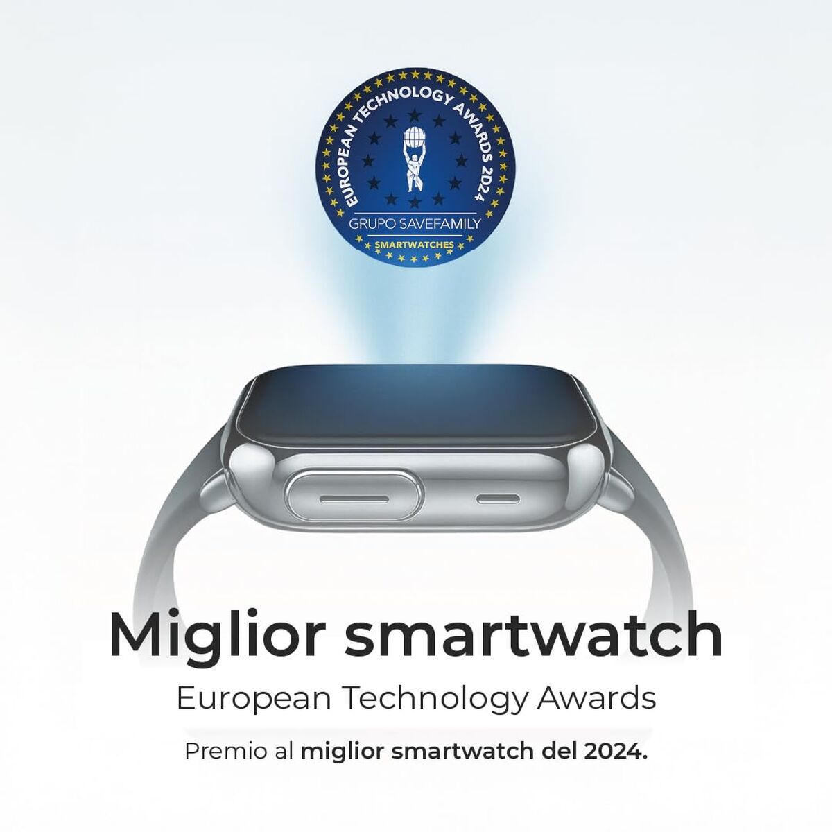Smartwatch SaveFamily Blue 40 mm Black