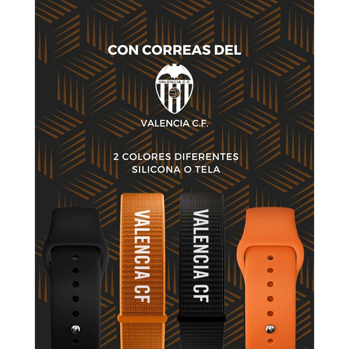 Afbeeldingen van Smartwatch Save Family SWPVCF-SILNARAN Black Orange 1,3''