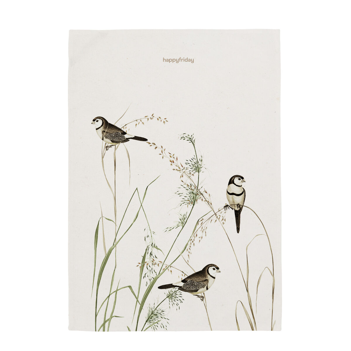 Kitchen Cloth HappyFriday Happy birds Multicolour 70 x 50 cm (2 Units), view 2