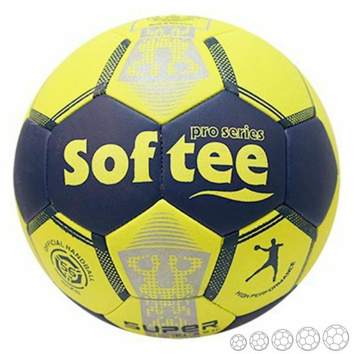 Ballon de handball Softee ‎Softee Equipment Jaune