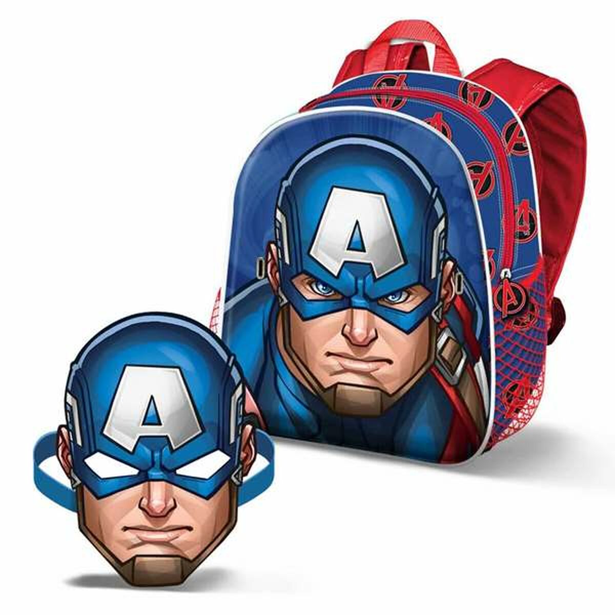 Cartable Capitán América Masque 27 x 24 x 9,5 cm