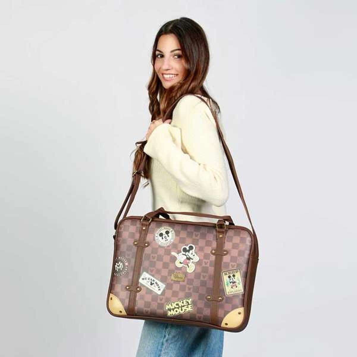 Picture of Laptop Case Mickey Mouse Brown