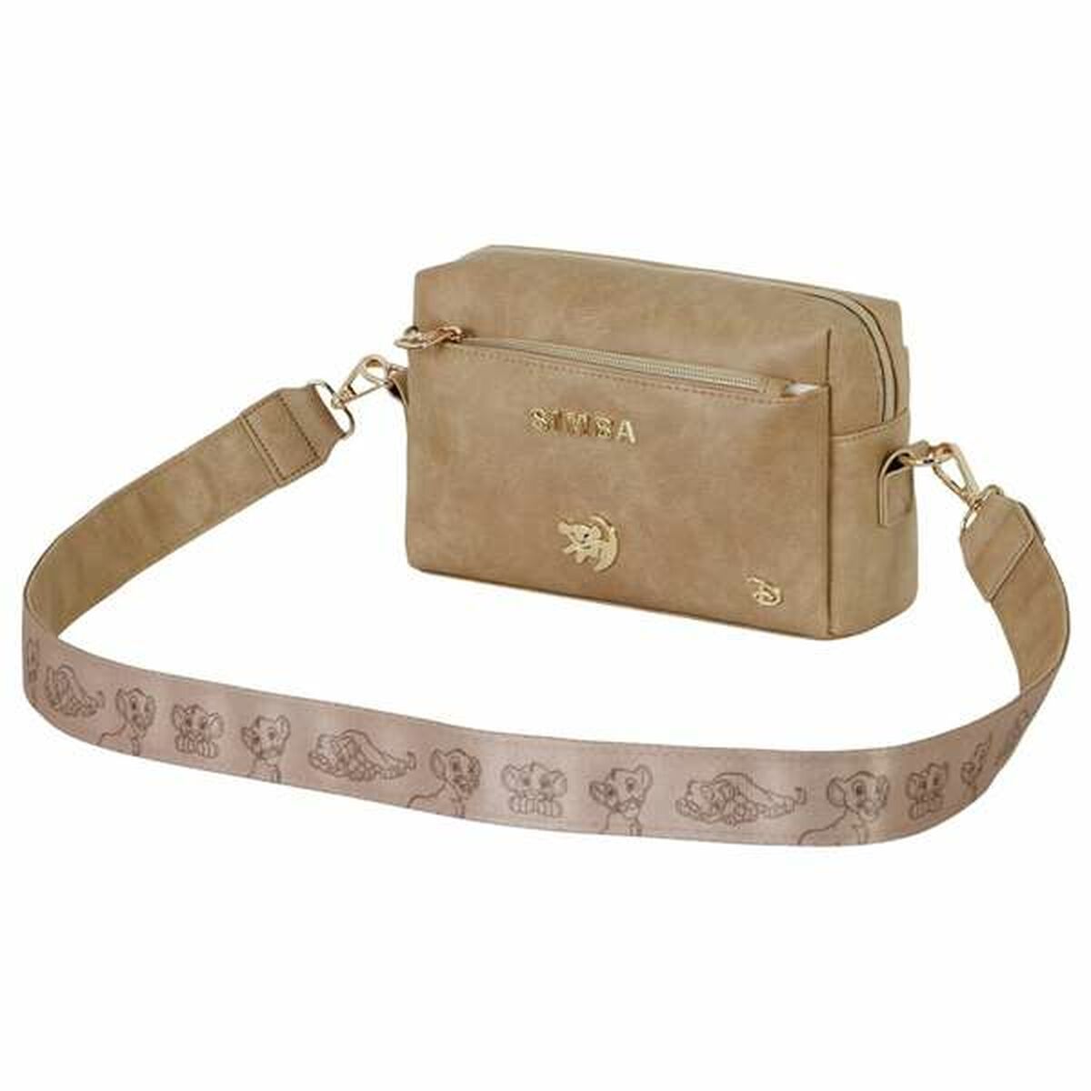 Sac à Bandoulière The Lion King Savage Taupe 23 x 10 x 16 cm