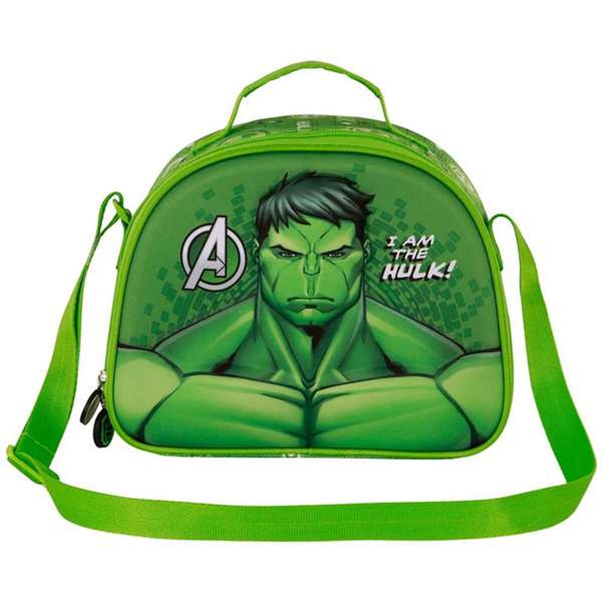 Lunchbox Hulk Green, view 3