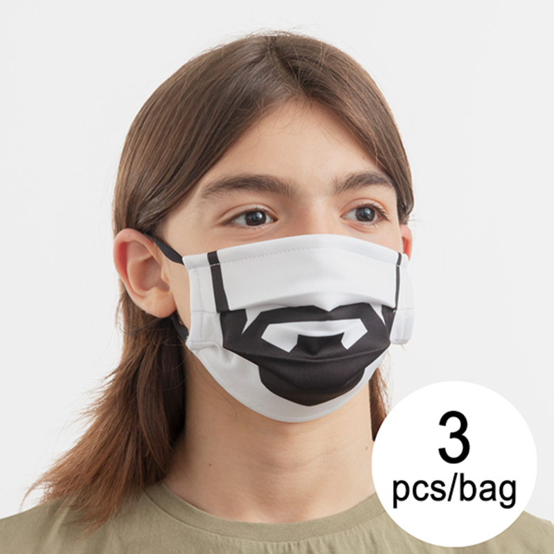 Hygienic Reusable Fabric Mask Beard Luanvi Size M (pack of 3) 3 (M) (3 uds)