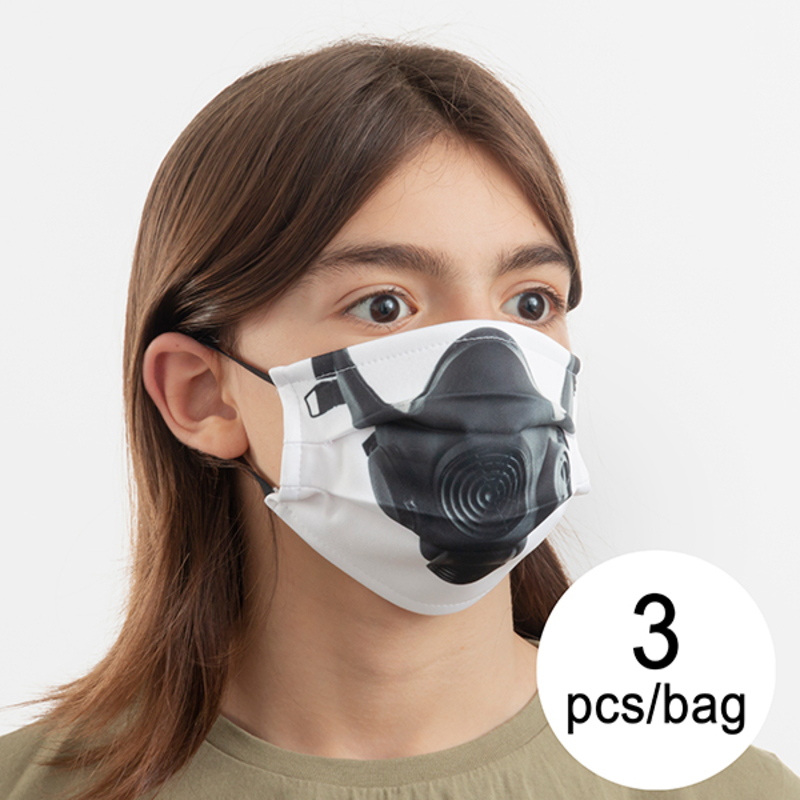Hygienic Reusable Fabric Mask Gas Luanvi Size M (Pack of 3)