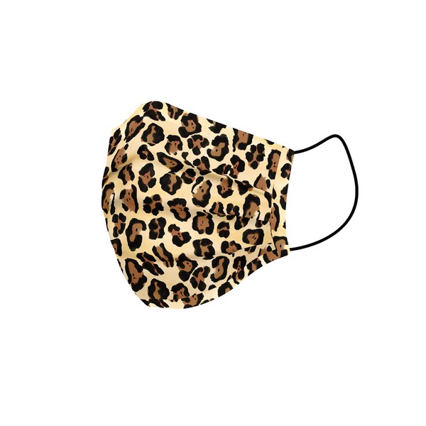 Hygienic Reusable Fabric Mask Adult Leopard