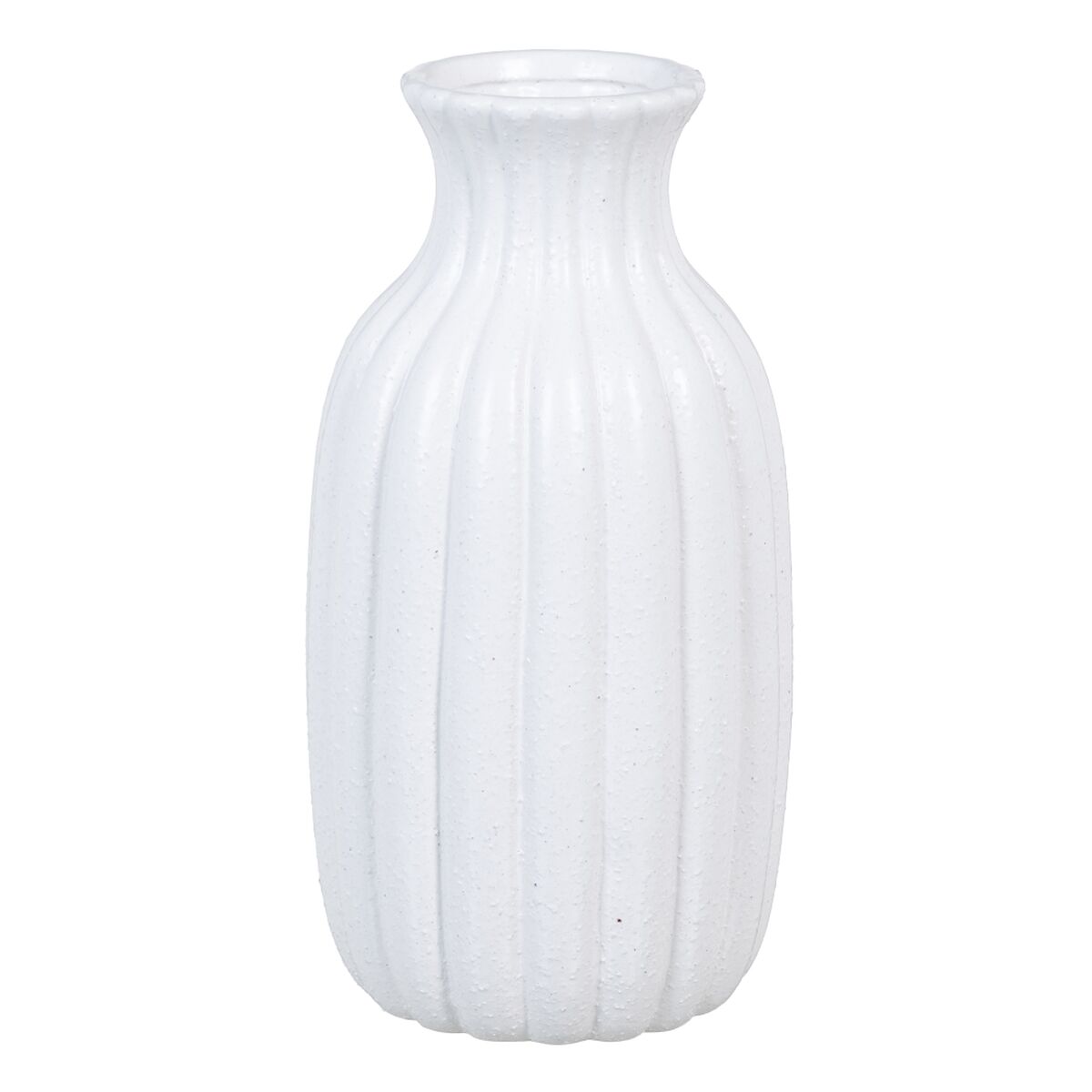 Vase 16,5 x 16,5 x 32 cm Céramique Blanc