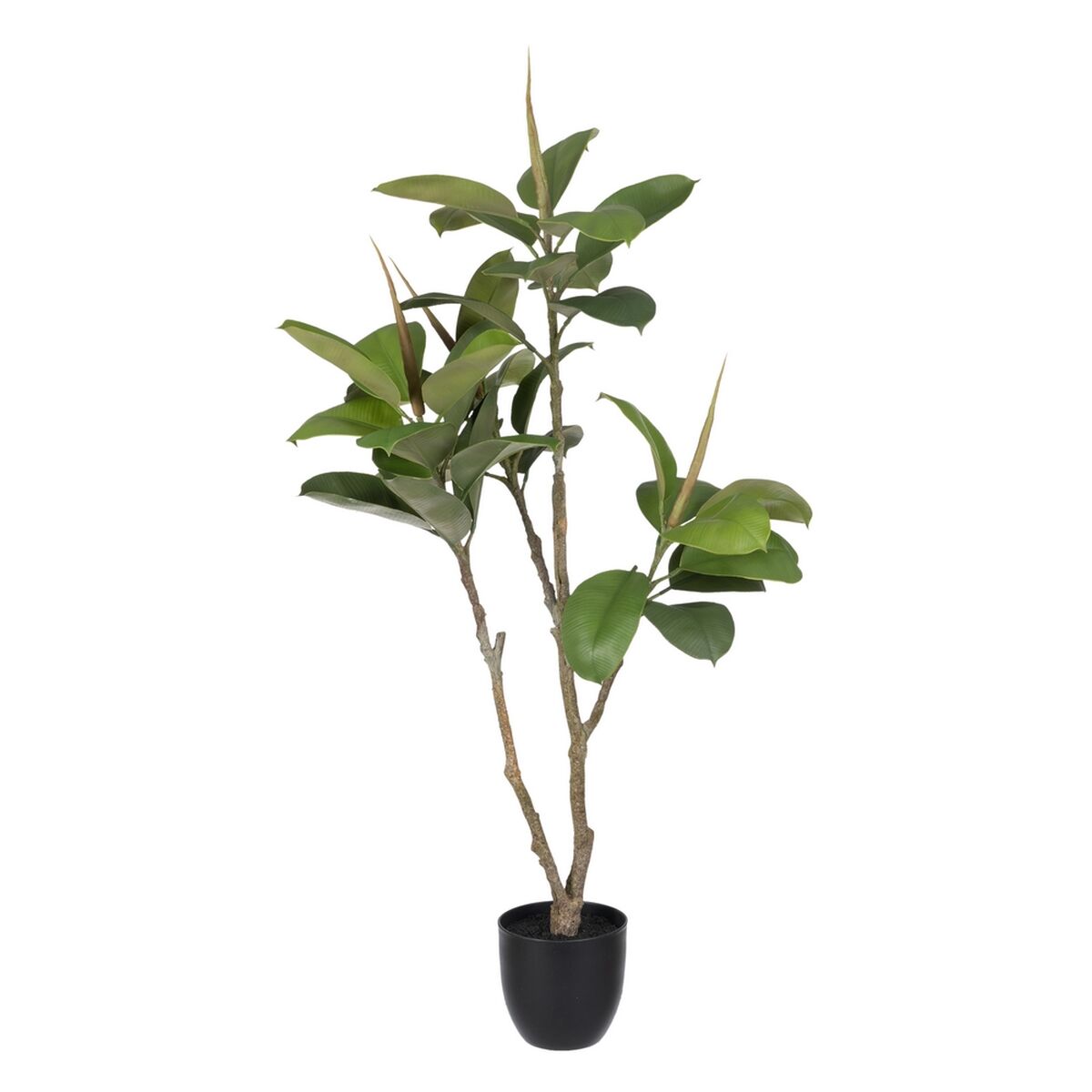 Kunstig Grøn PVC Eg Dekorativ Plante - 116 cm