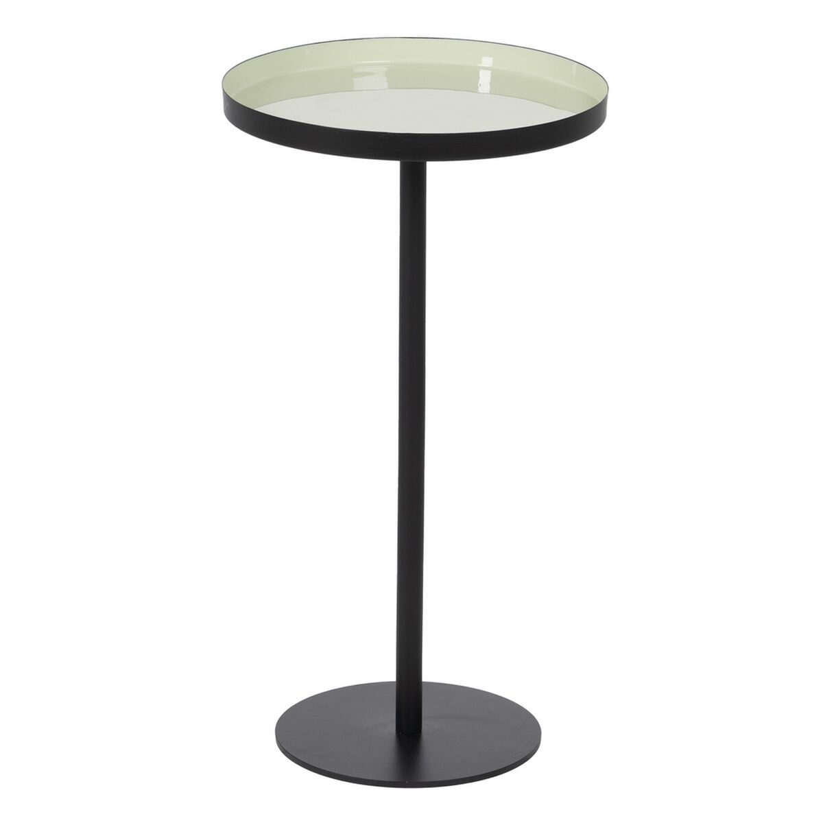 Table d'appoint 35,5 x 35,5 x 64,5 cm Noir Vert Fer