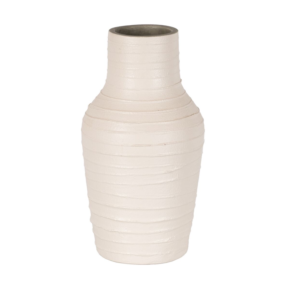 Vase Blanc Céramique 17 x 17 x 30 cm