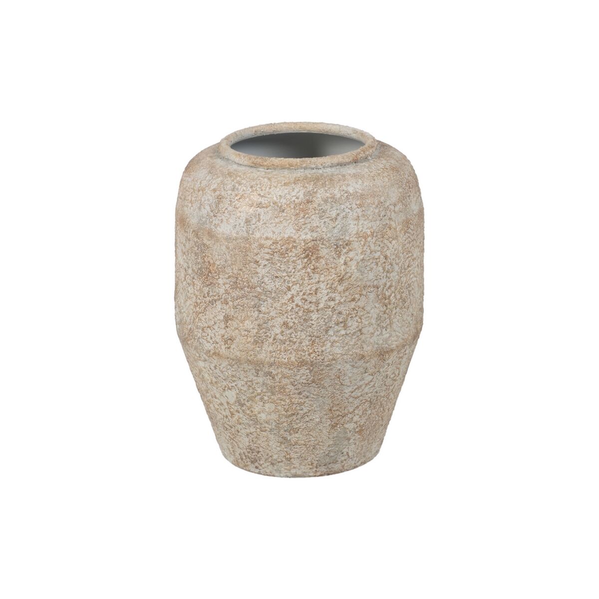 Vase Crème Fer 23,5 x 23,5 x 30 cm
