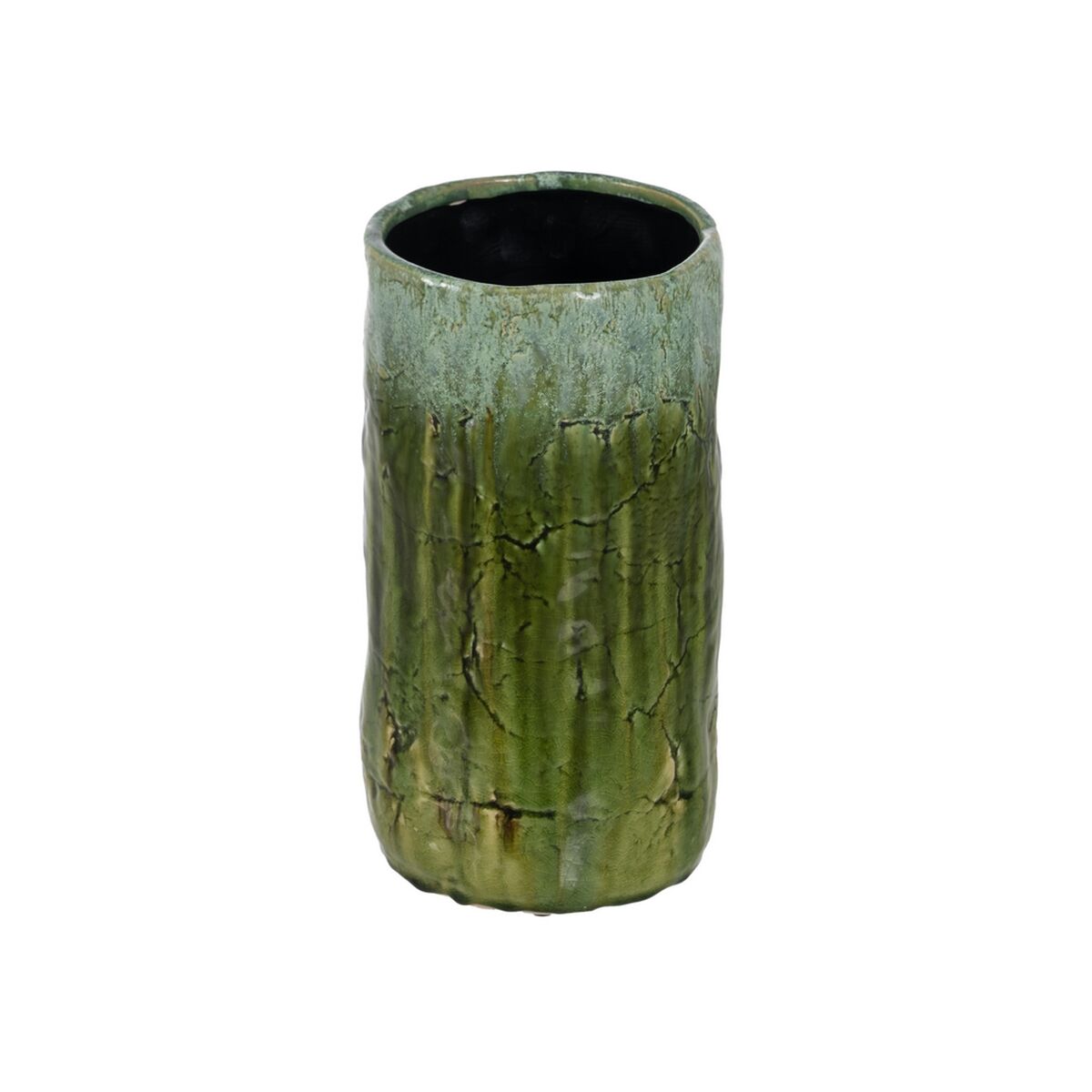 Vase Vert Céramique 17,5 x 17,5 x 33 cm