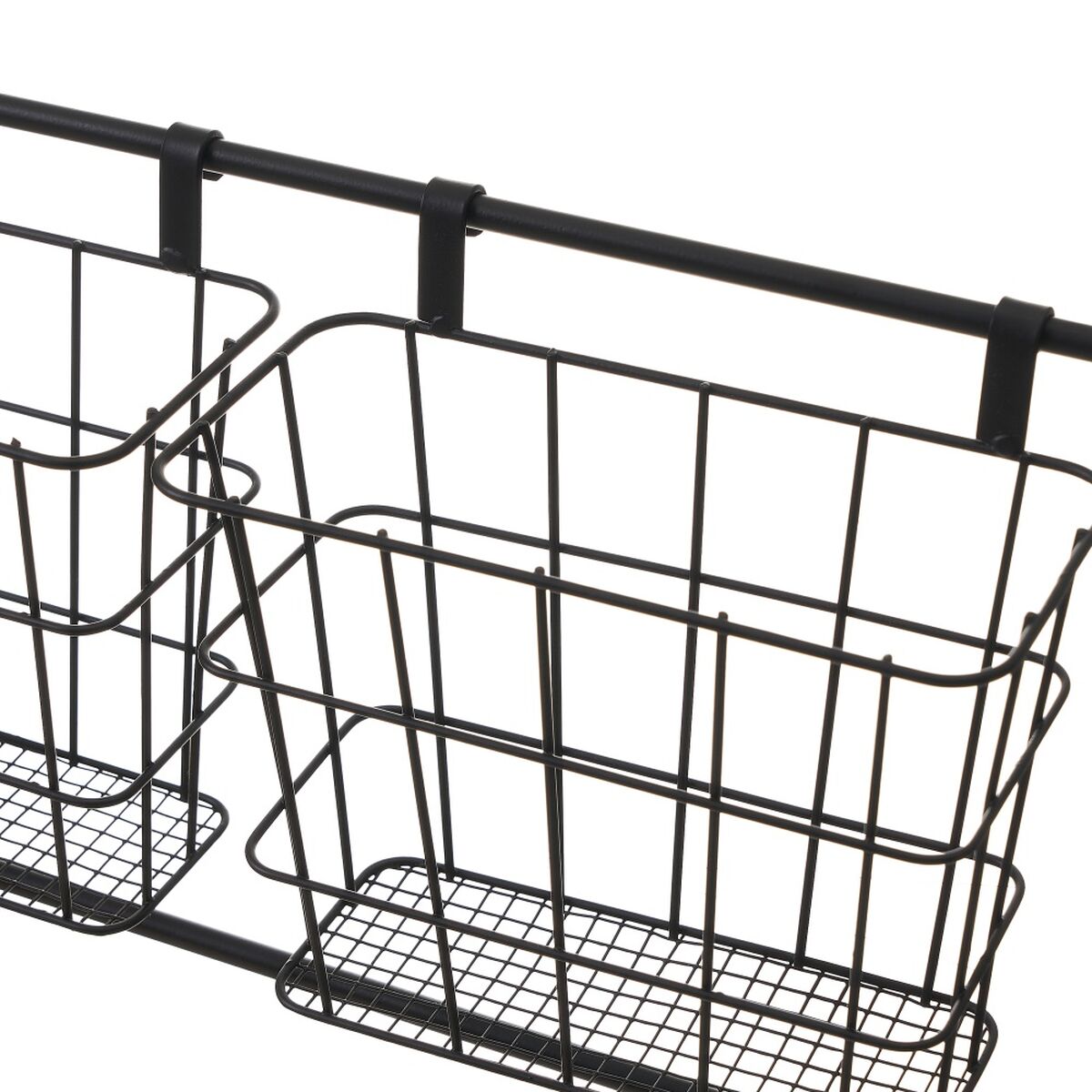 Kitchen Paper Holder Black Natural Iron 38 x 7,5 x 61 cm, view 3