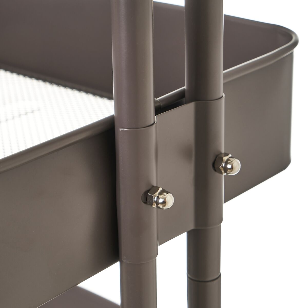 Vegetable trolley Grey Metal 44 x 36 x 73 cm, view 3