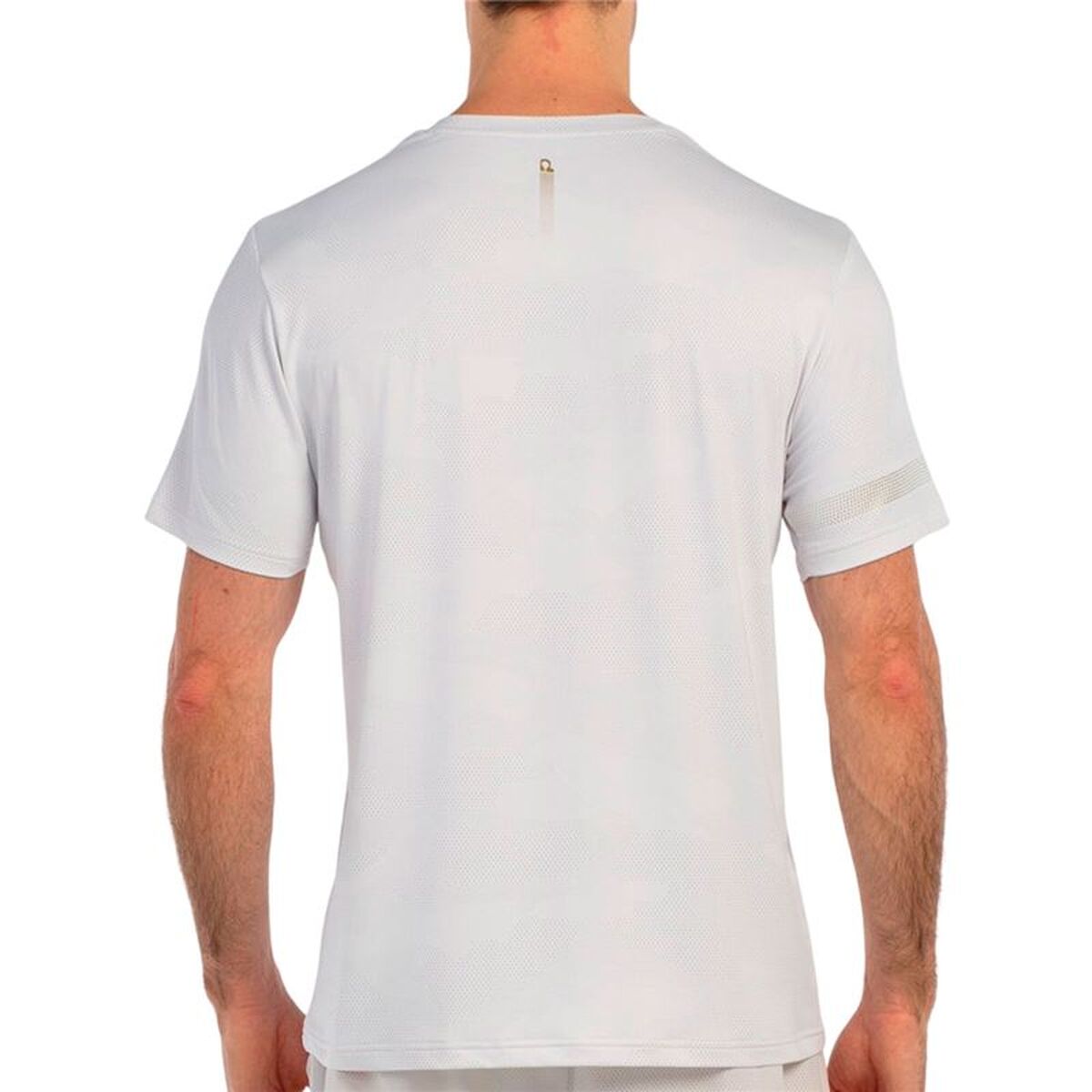 Heren-T-Shirt met Korte Mouwen Bullpadel Bizme 012 Wit Padel