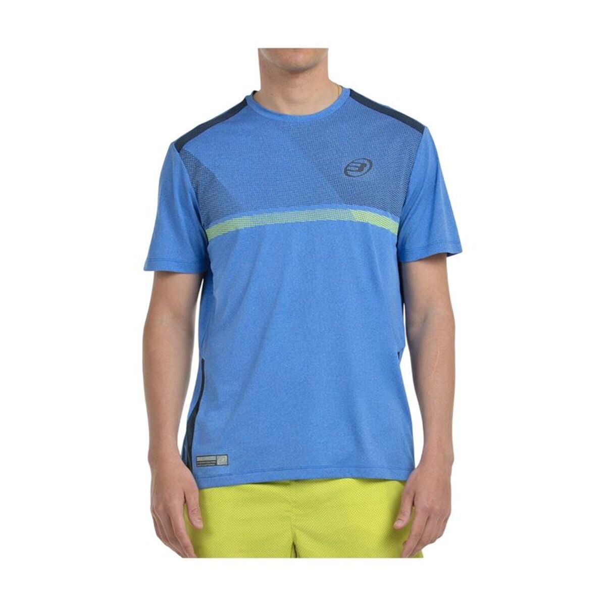 Heren-T-Shirt met Korte Mouwen Bullpadel Bilao Indigo Padel