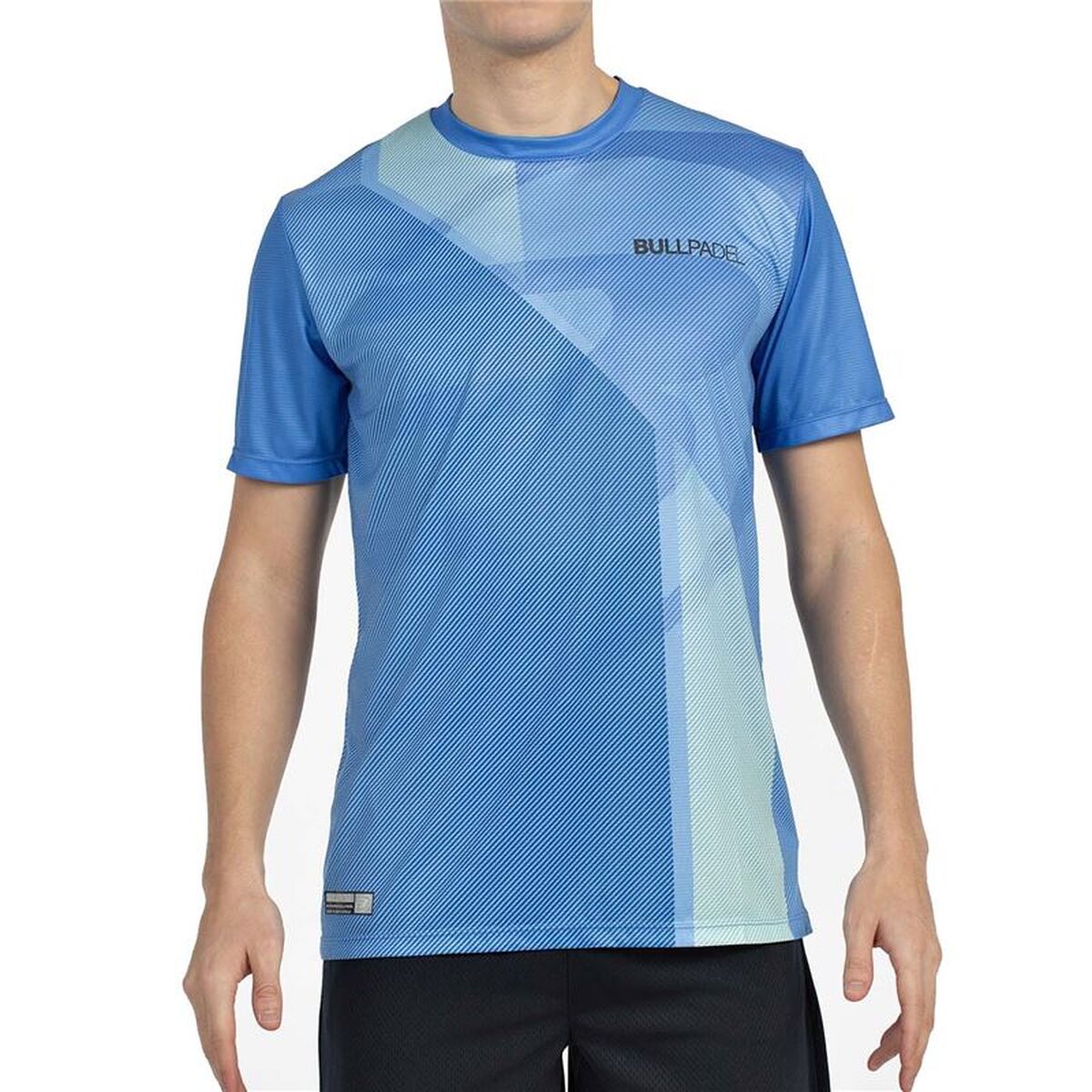 Heren-T-Shirt met Korte Mouwen Bullpadel Brumo Blauw Padel