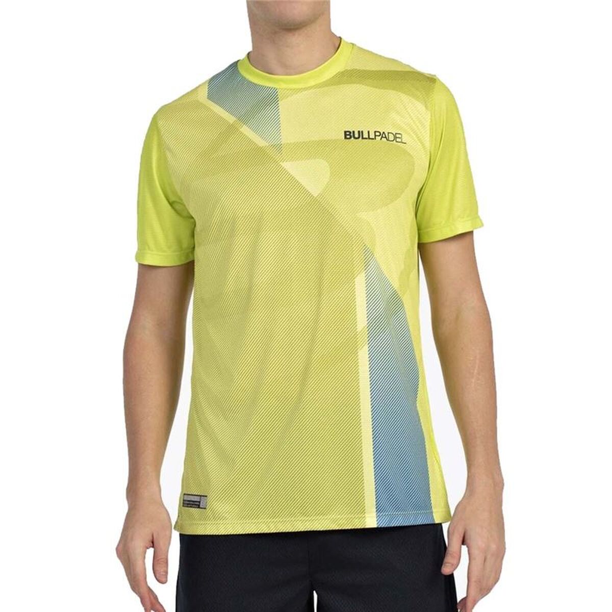 Heren-T-Shirt met Korte Mouwen Bullpadel Brumo Geel Padel