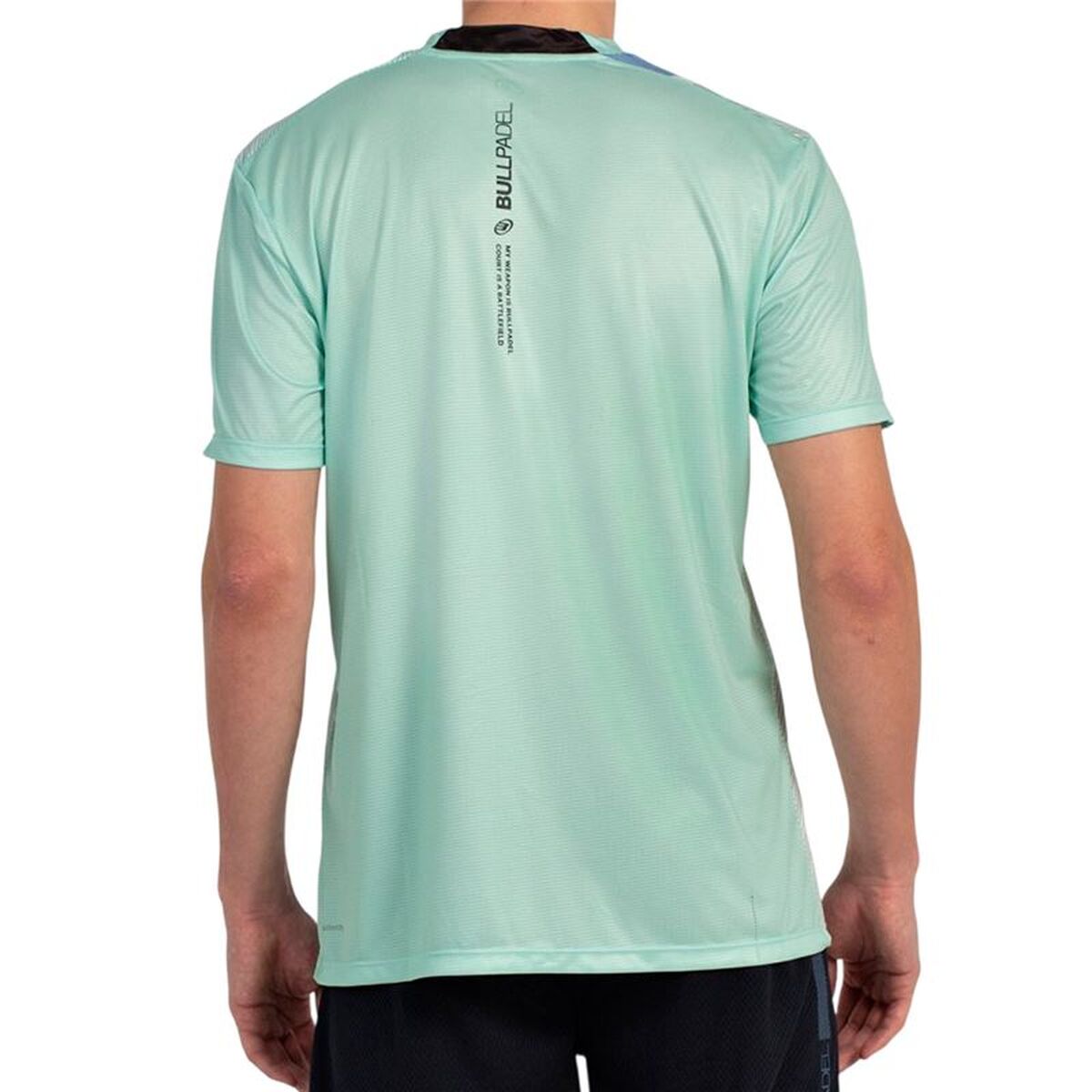 Heren-T-Shirt met Korte Mouwen Bullpadel Brumo Aquamarijn Padel