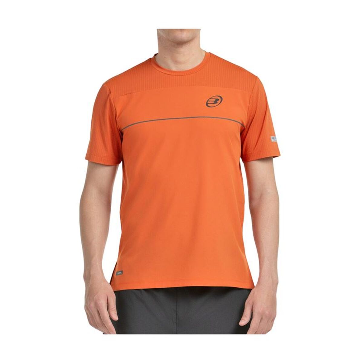 Heren-T-Shirt met Korte Mouwen Bullpadel Monda Oranje Padel