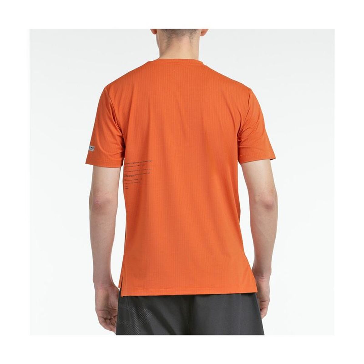 Heren-T-Shirt met Korte Mouwen Bullpadel Monda Oranje Padel