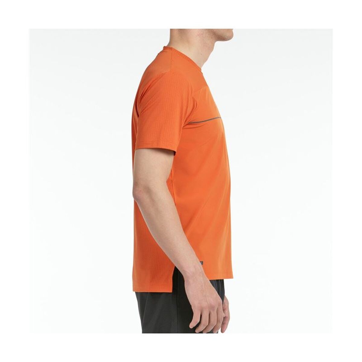 Heren-T-Shirt met Korte Mouwen Bullpadel Monda Oranje Padel