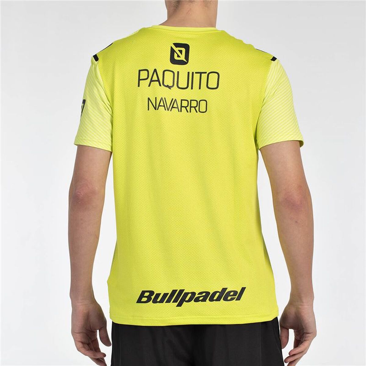 Heren-T-Shirt met Korte Mouwen Bullpadel Paquito 25V Geel Padel