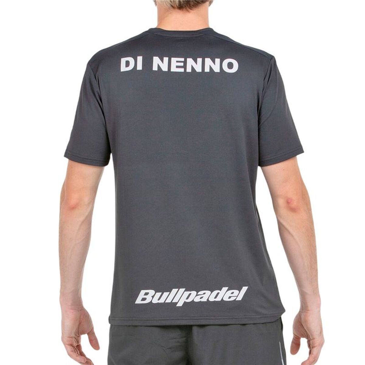 Heren-T-Shirt met Korte Mouwen Bullpadel Dinneno 25V Lichtgrijs Padel