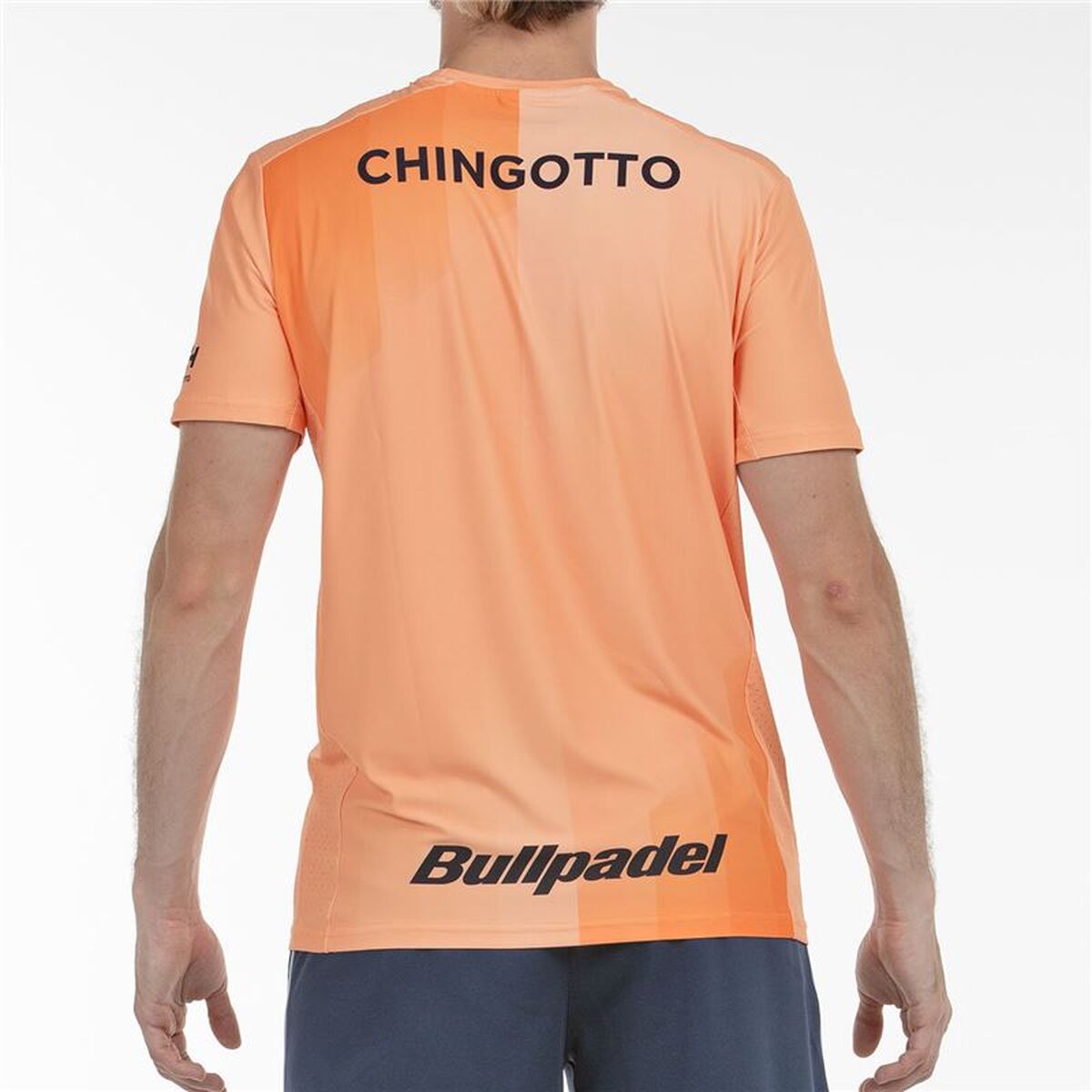 Heren-T-Shirt met Korte Mouwen Bullpadel Chingotto 25V Oranje Padel