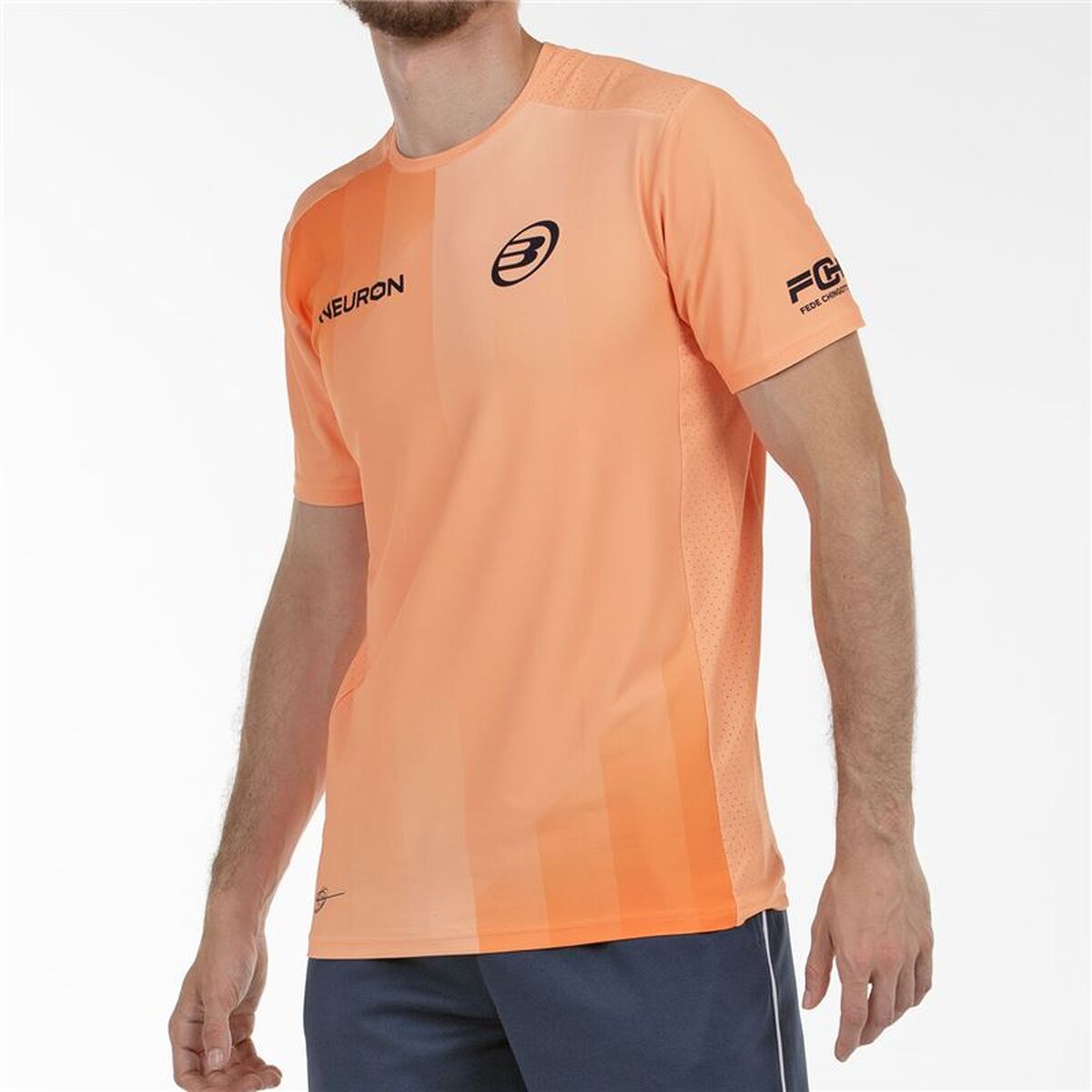 Heren-T-Shirt met Korte Mouwen Bullpadel Chingotto 25V Oranje Padel