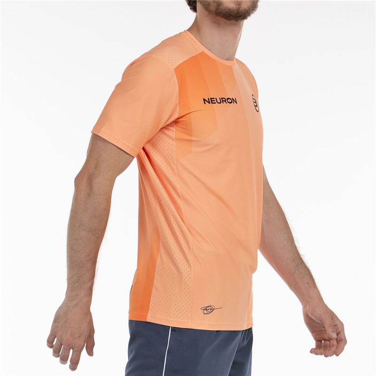 Heren-T-Shirt met Korte Mouwen Bullpadel Chingotto 25V Oranje Padel
