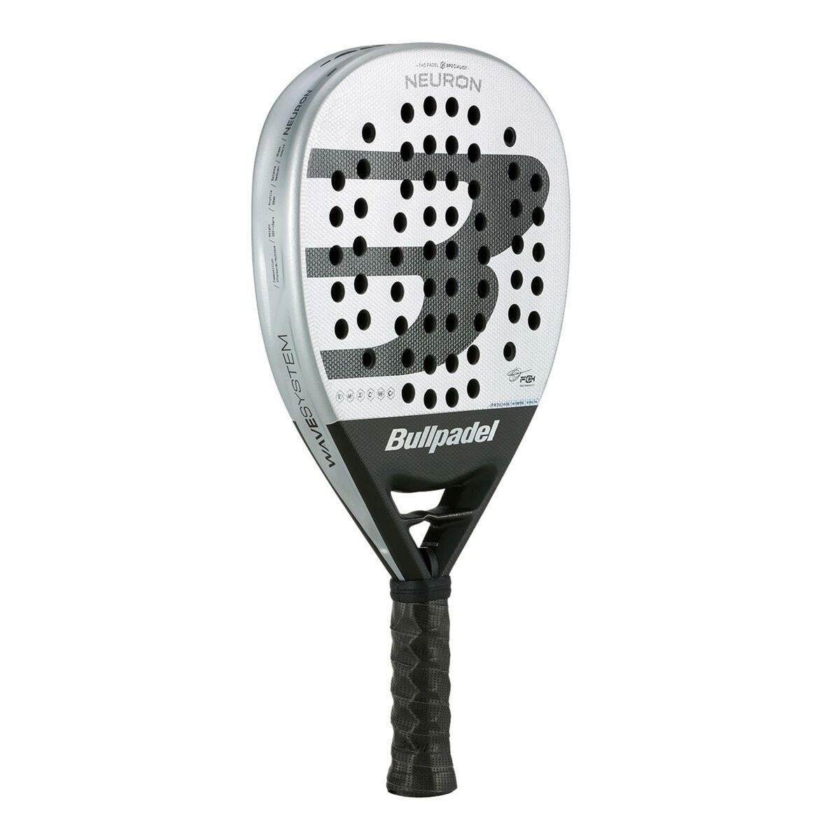 Padel Racket Bullpadel Neuron 25 Zilverkleurig Grafiet