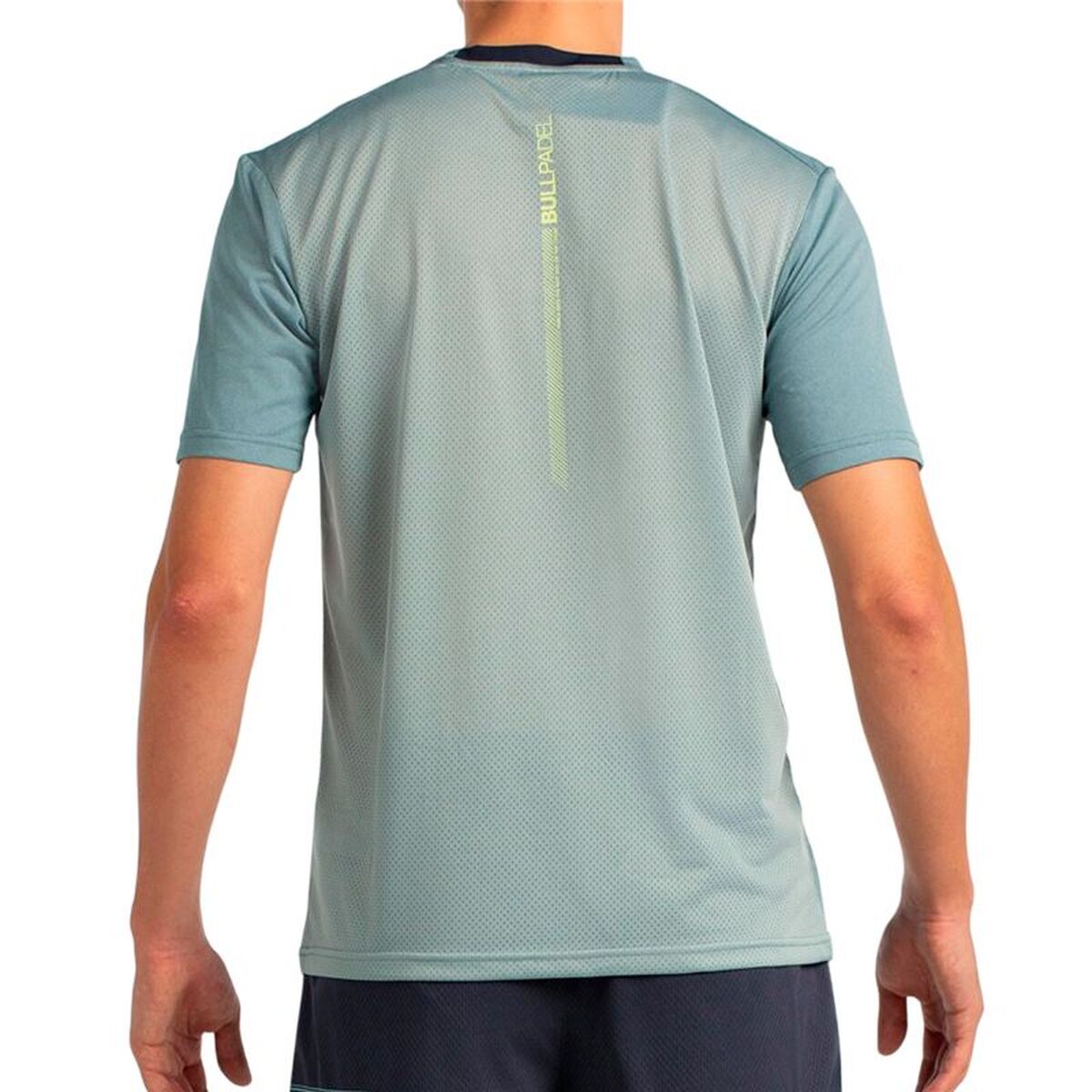 Mens Short Sleeve T-Shirt Bullpadel LLEGA-148 Aquamarine