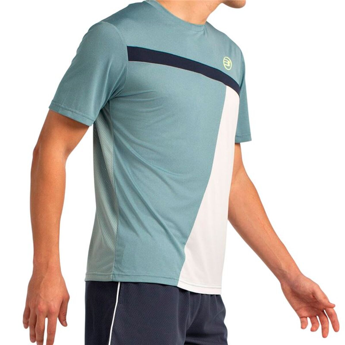 Mens Short Sleeve T-Shirt Bullpadel LLEGA-148 Aquamarine