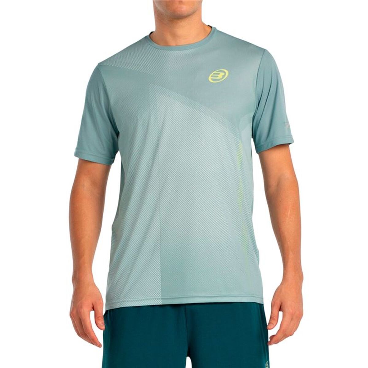 Heren-T-Shirt met Korte Mouwen Bullpadel Lagar 048 Hemelsblauw Padel